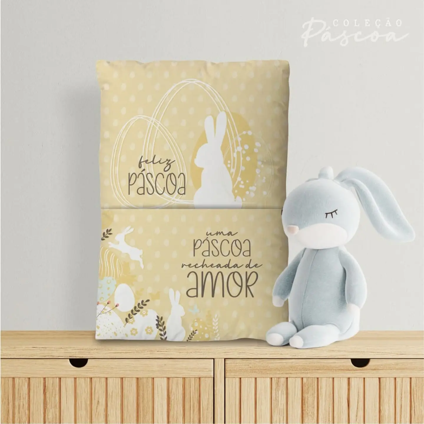 Arquivo Sublimação Almofada Páscoa 5
