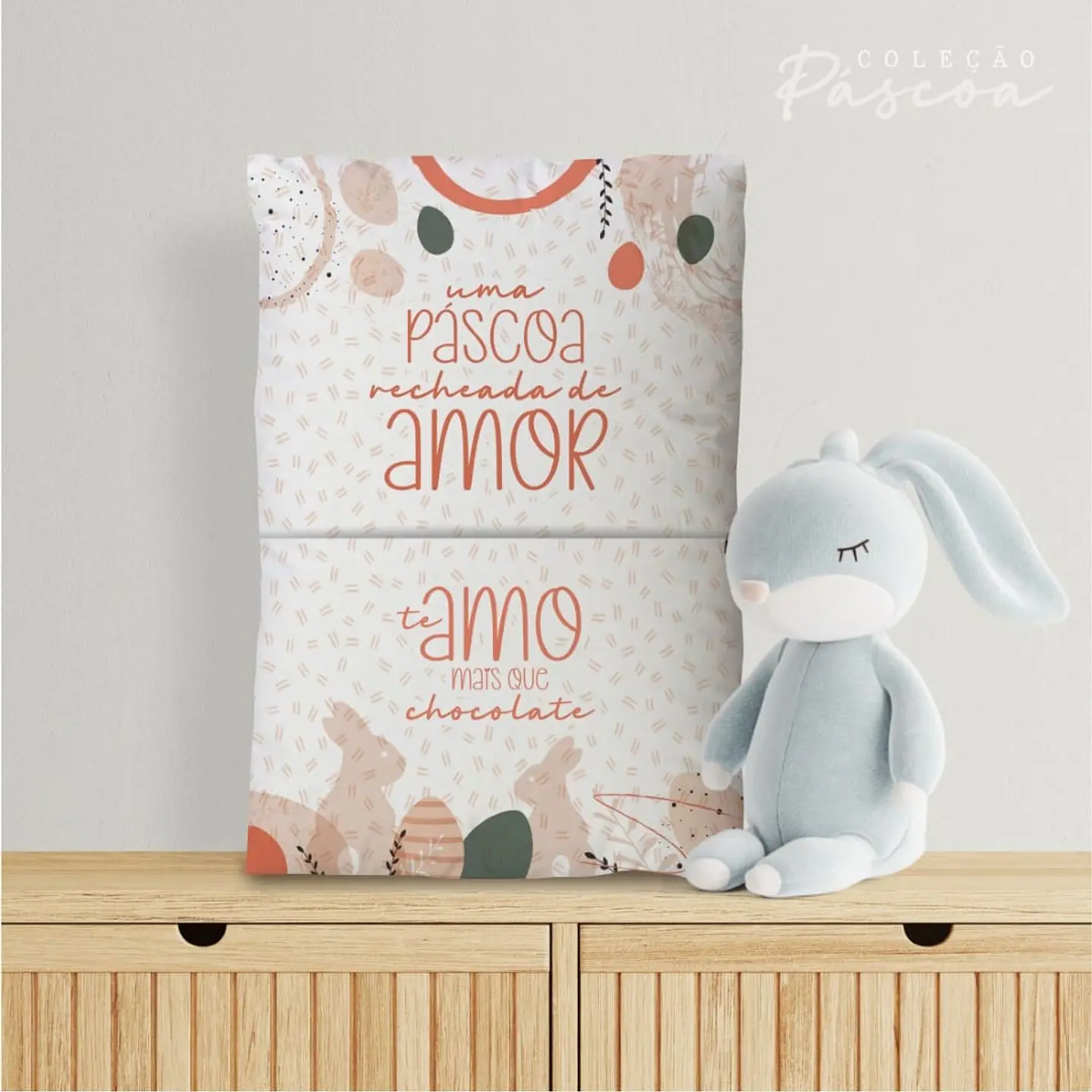 Arquivo Sublimação Almofada Páscoa 16