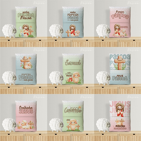 Arquivo Sublimação Almofada Páscoa