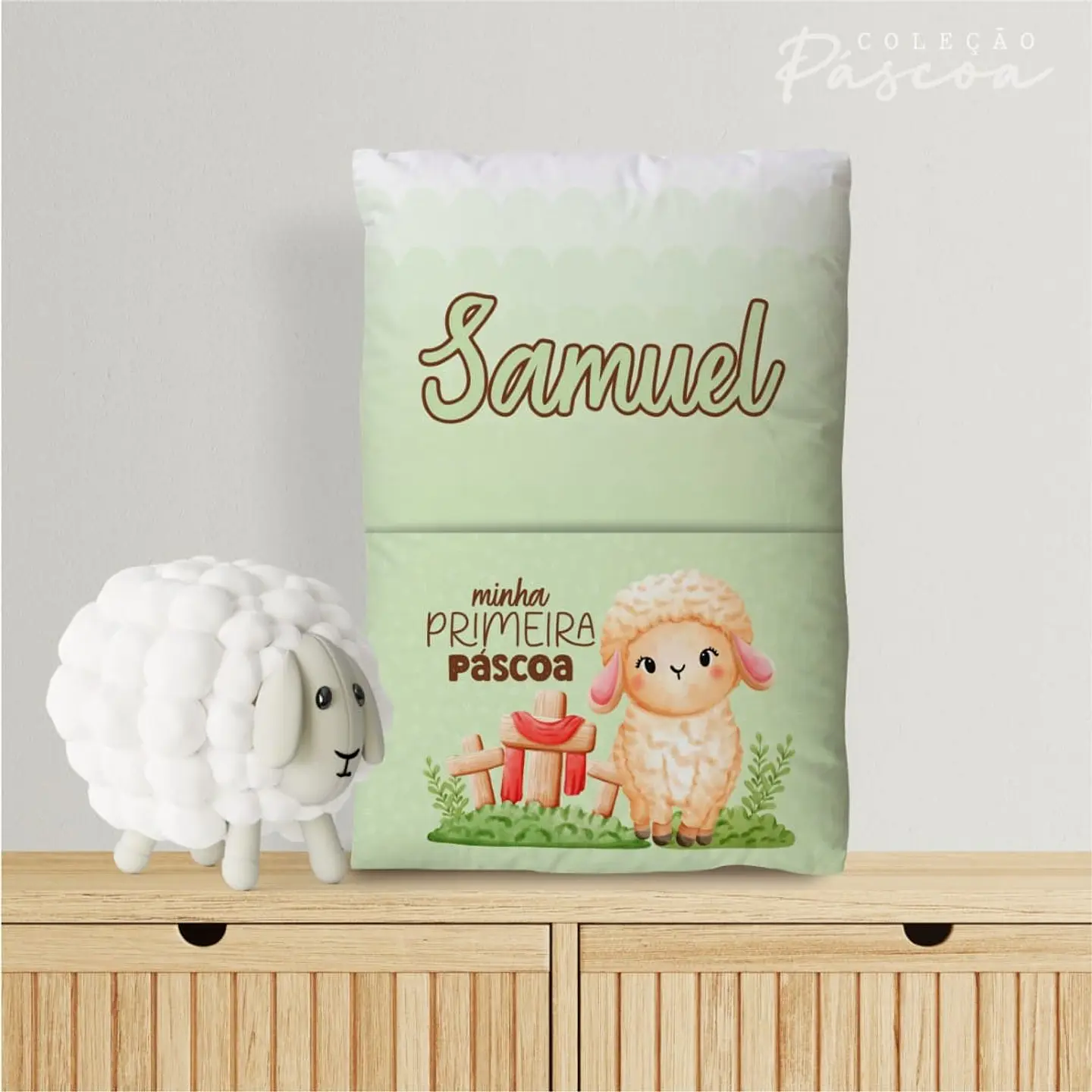 Arquivo Sublimação Almofada Páscoa 2