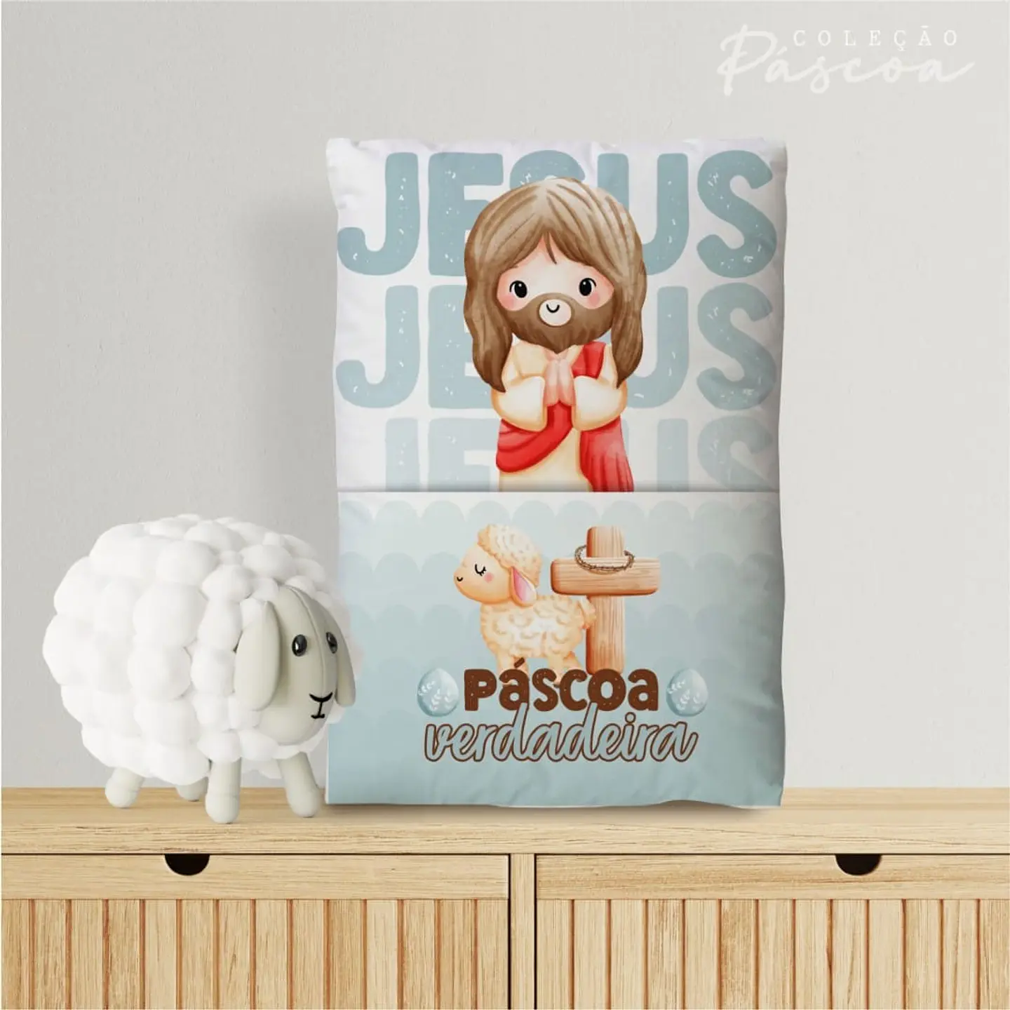 Arquivo Sublimação Almofada Páscoa 10