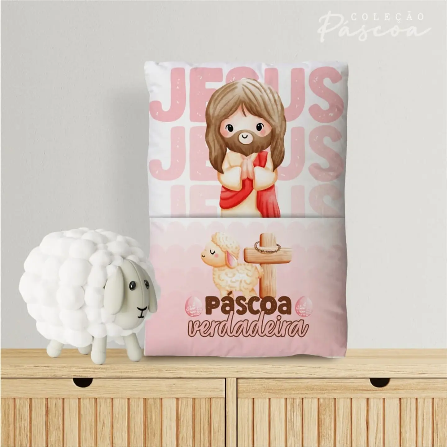Arquivo Sublimação Almofada Páscoa 11