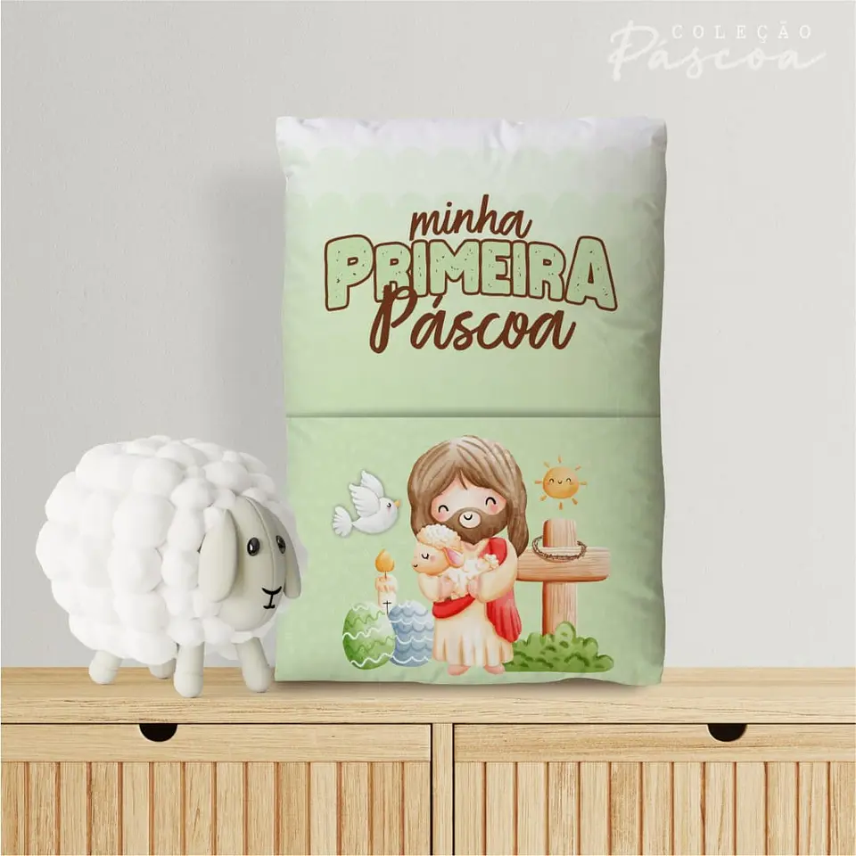 Arquivo Sublimação Almofada Páscoa 12