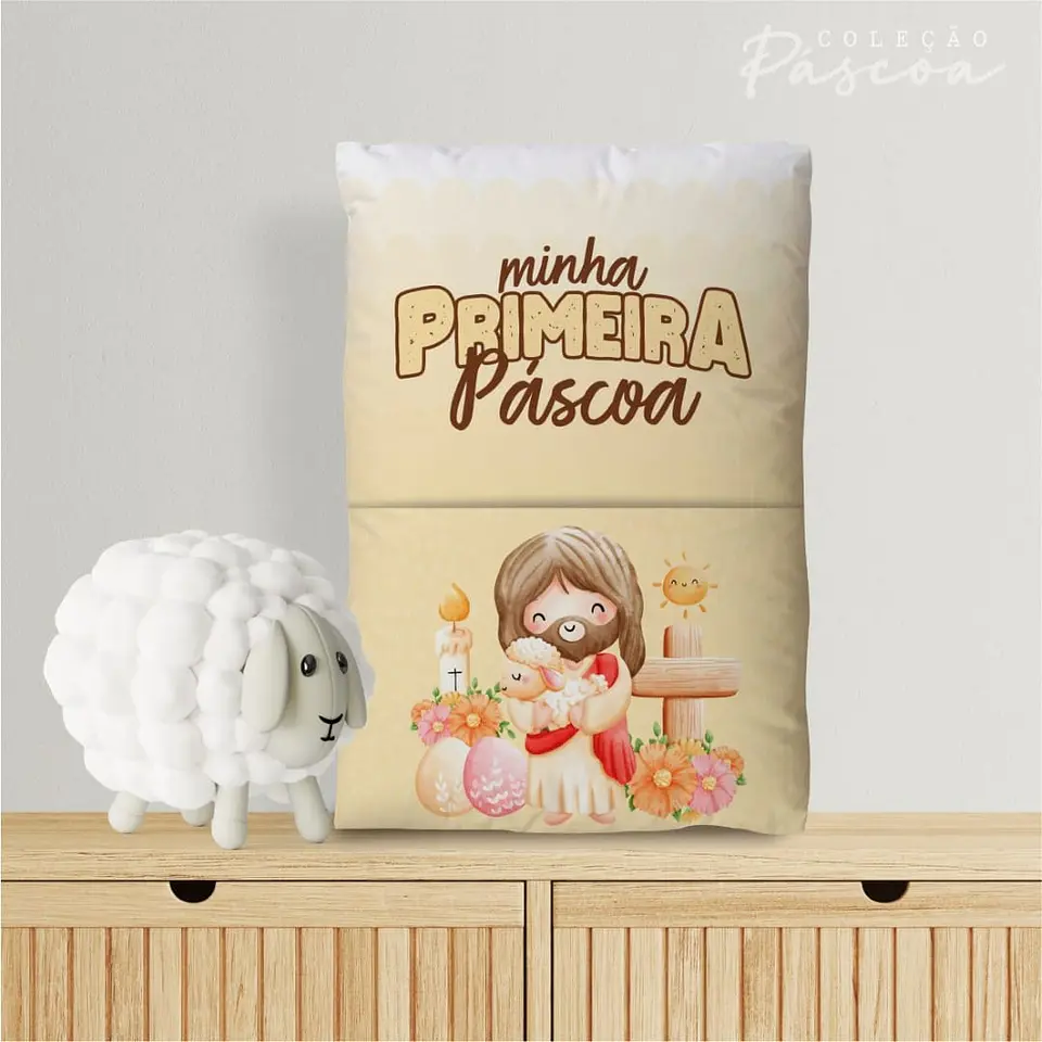 Arquivo Sublimação Almofada Páscoa 13