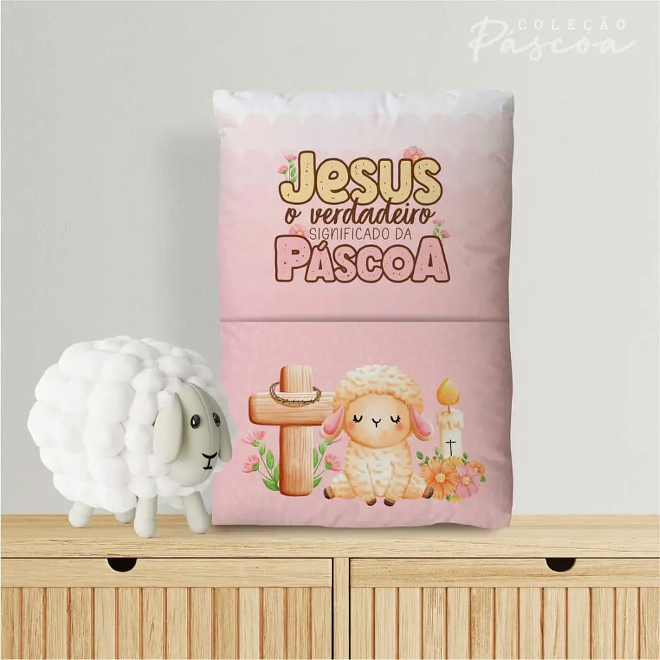 Arquivo Sublimação Almofada Páscoa 15