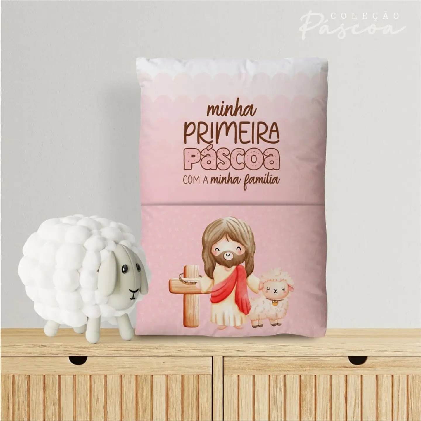 Arquivo Sublimação Almofada Páscoa 17