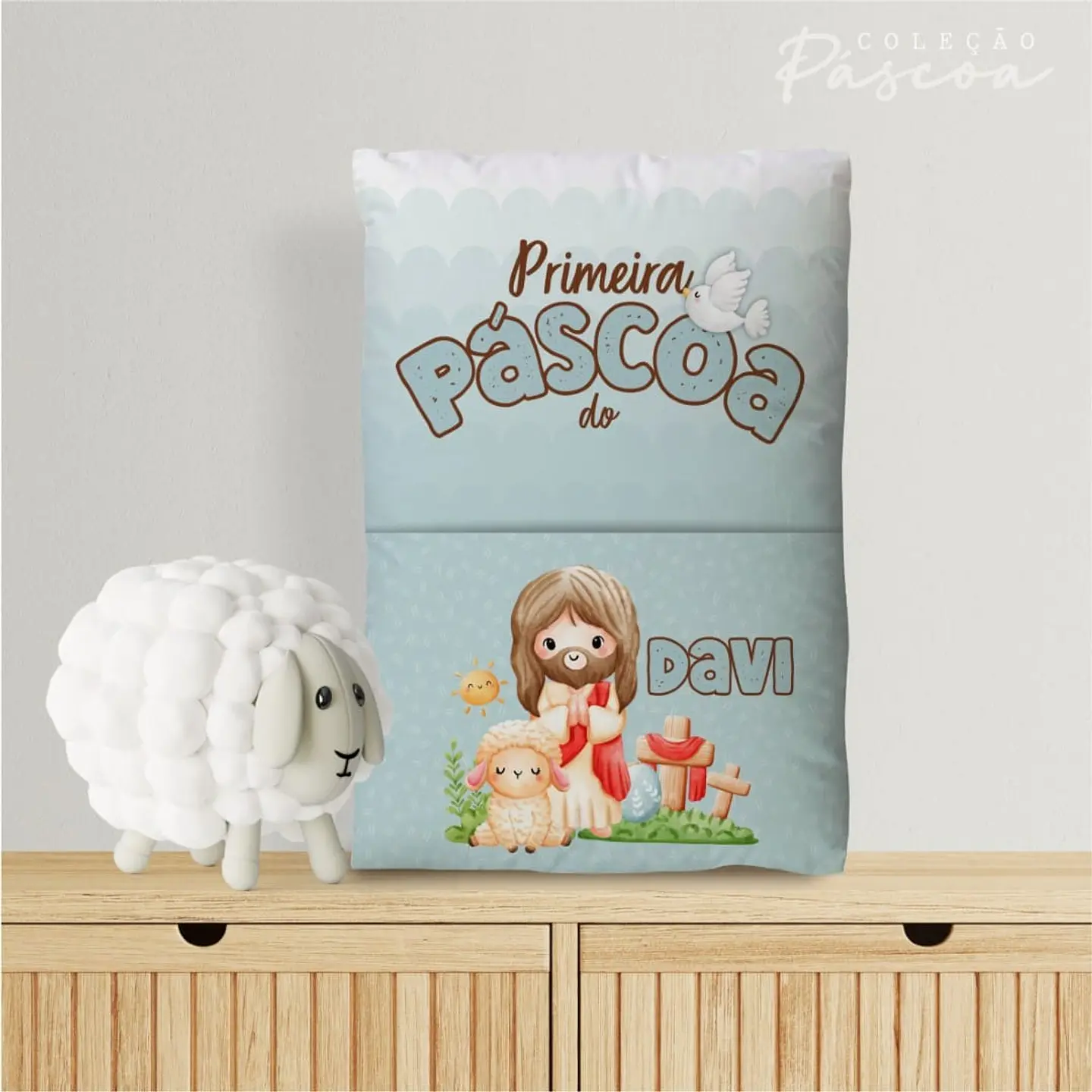 Arquivo Sublimação Almofada Páscoa 18