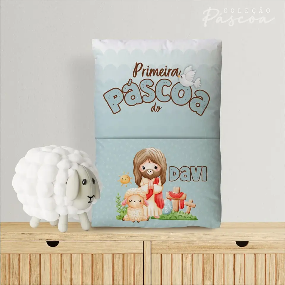 Arquivo Sublimação Almofada Páscoa 18