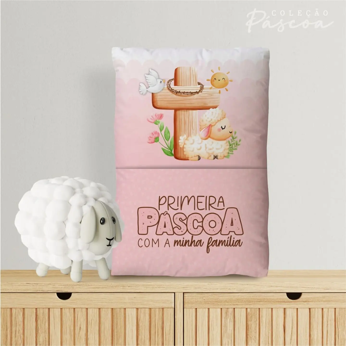 Arquivo Sublimação Almofada Páscoa 21