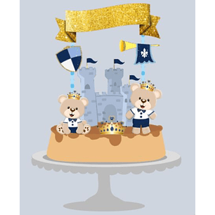 Arquivo de Corte Urso Principe Azul