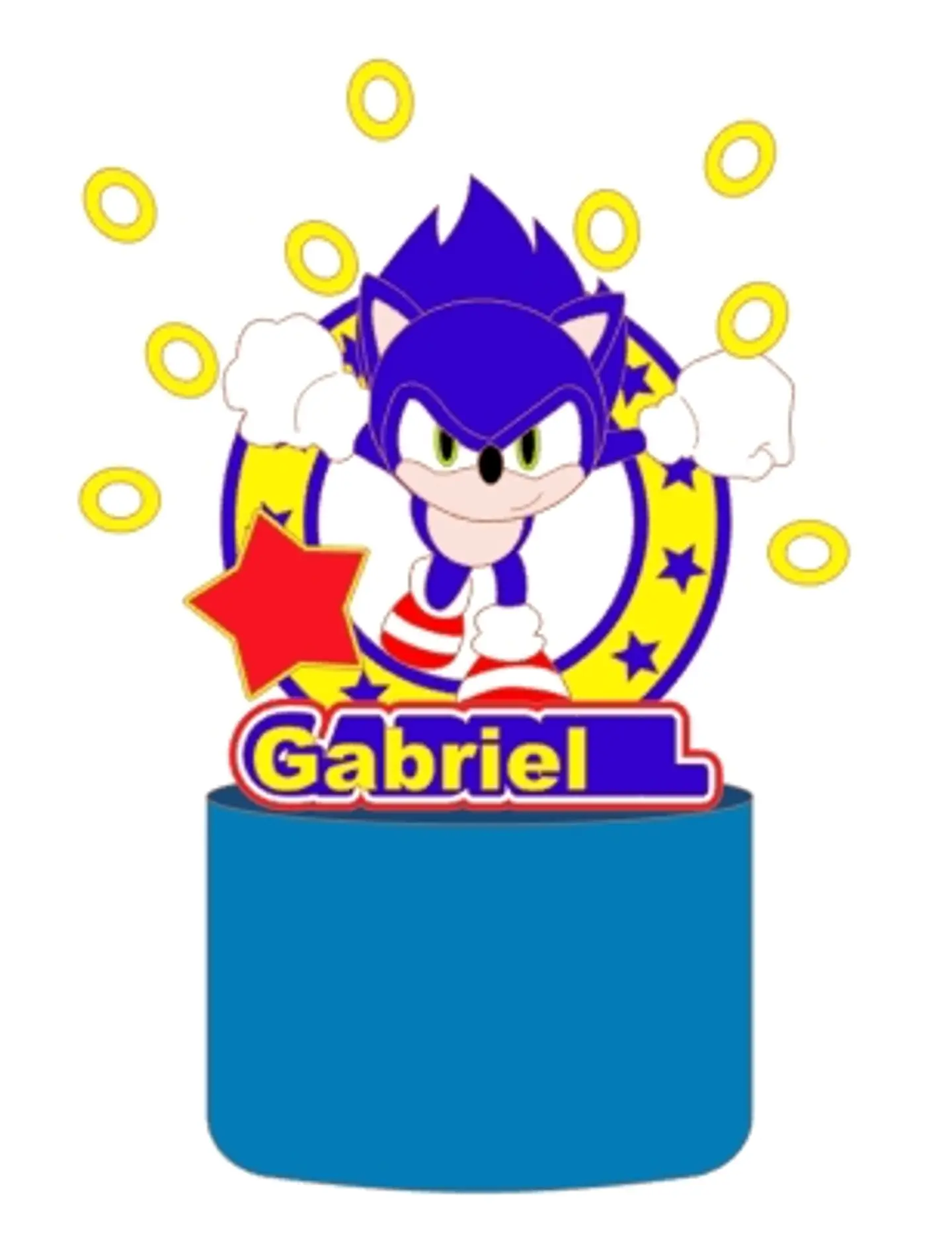 Arquivo de Corte Topo Sonic 1