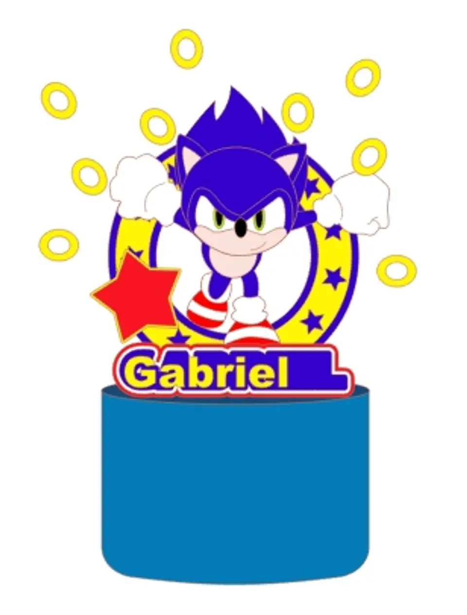 Arquivo de Corte Topo Sonic 1