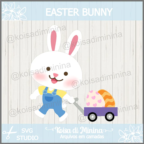 Arquivo de corte topo páscoa coelhinho