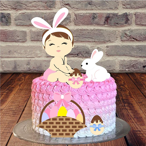 Arquivo de corte topo páscoa baby coelha