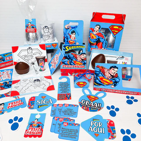 Arquivo Páscoa Kit Superman