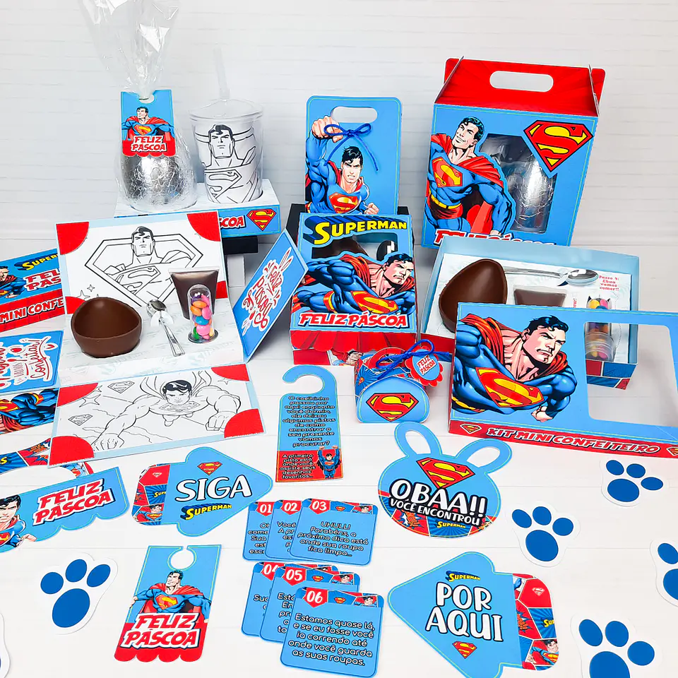 Arquivo Páscoa Kit Superman 1