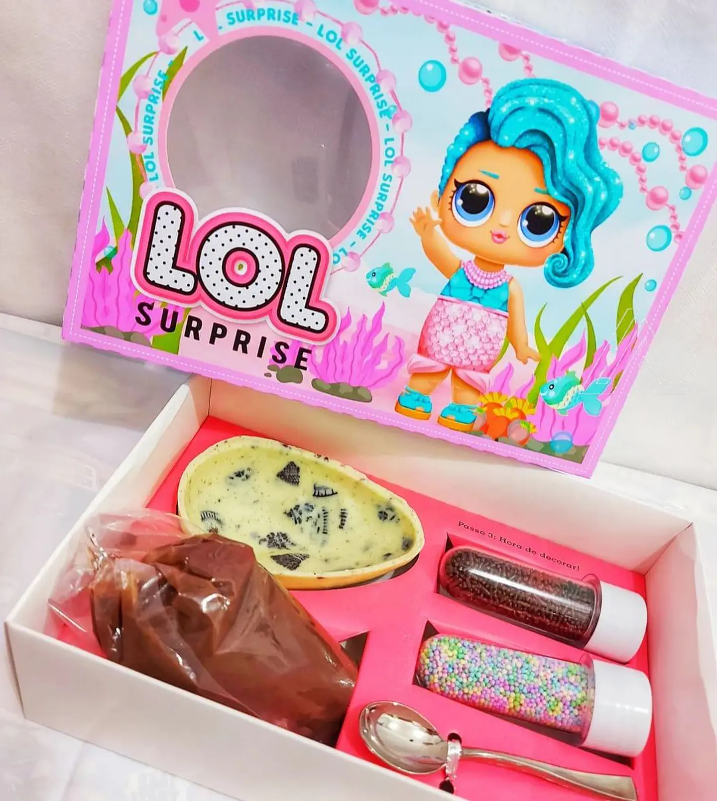 Arquivo de Corte Mini Confeiteiro - Lol Sereia 1