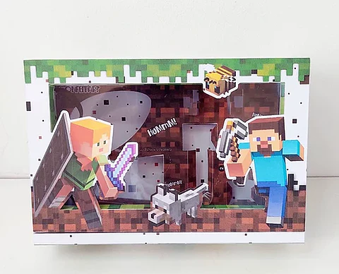 Arquivo de corte mini confeiteiro minecraft