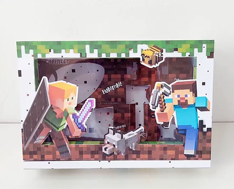 Arquivo de corte mini confeiteiro minecraft 1