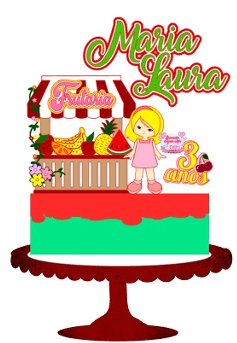 Arquivo de Corte Topo Frutinha Quitandinha