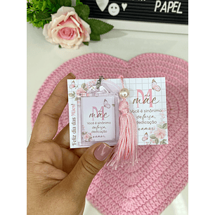 Arquivo Card Chaveiro Acrilico Dia das Mães - Arte com Papel