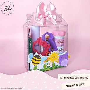 Arquivo de Corte Kit Colorir com Acetato Maleta