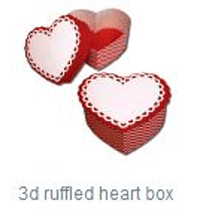 Arquivo de Corte Caixa Coração