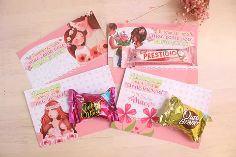 Arquivo Card Chocolate Dia das Mães