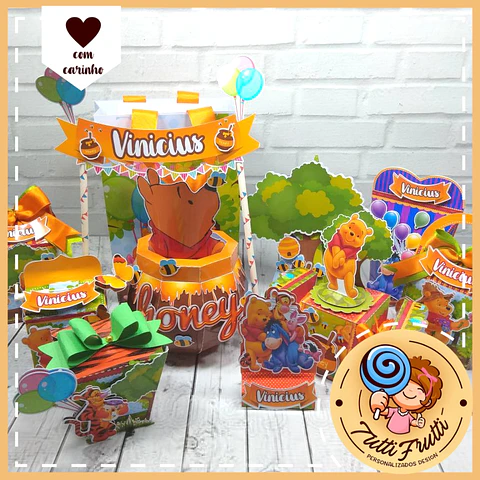 Arquivo de Corte Ursinho Pooh