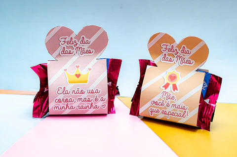 Arquivo Porta Bis ou Bombom Dia das Mães