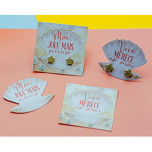 Arquivo Card Brinco Perola Dia das Mães