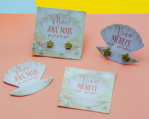 Arquivo Card Brinco Perola Dia das Mães