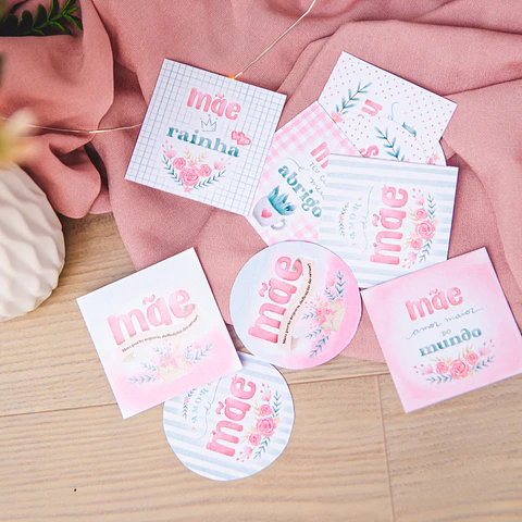 Arquivo Adesivo e Tags Dia das mães - Amarantto