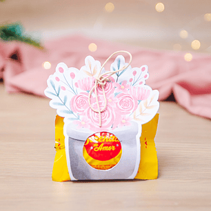 Arquivo de Corte Card Bombom Vasinho Dia das Mães