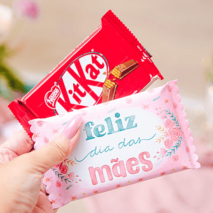 Arquivo Embalgem Kit Kat Dia das Mães