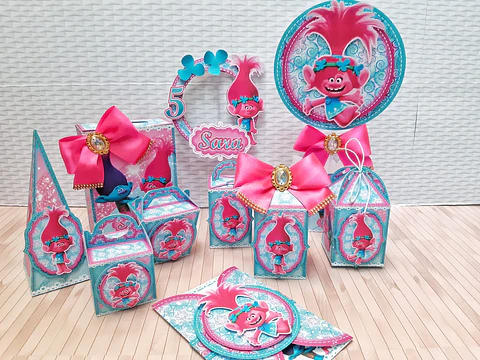 Arquivo de Corte Trolls Menina