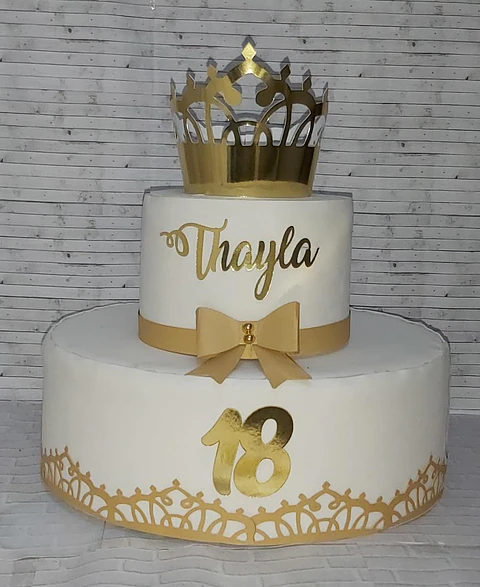 Arquivo de corte topo de bolo caroa com arabesco 