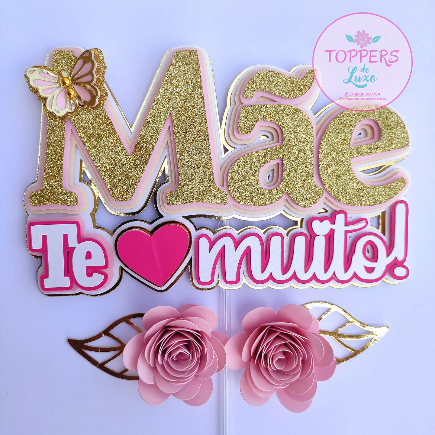 Arquivo Topo de Bolo Dia das Mães 1