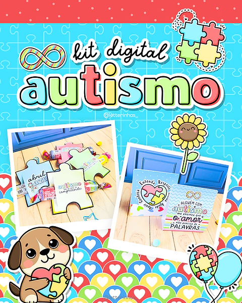 Kit Digital Completo Autismo - Letterinhas