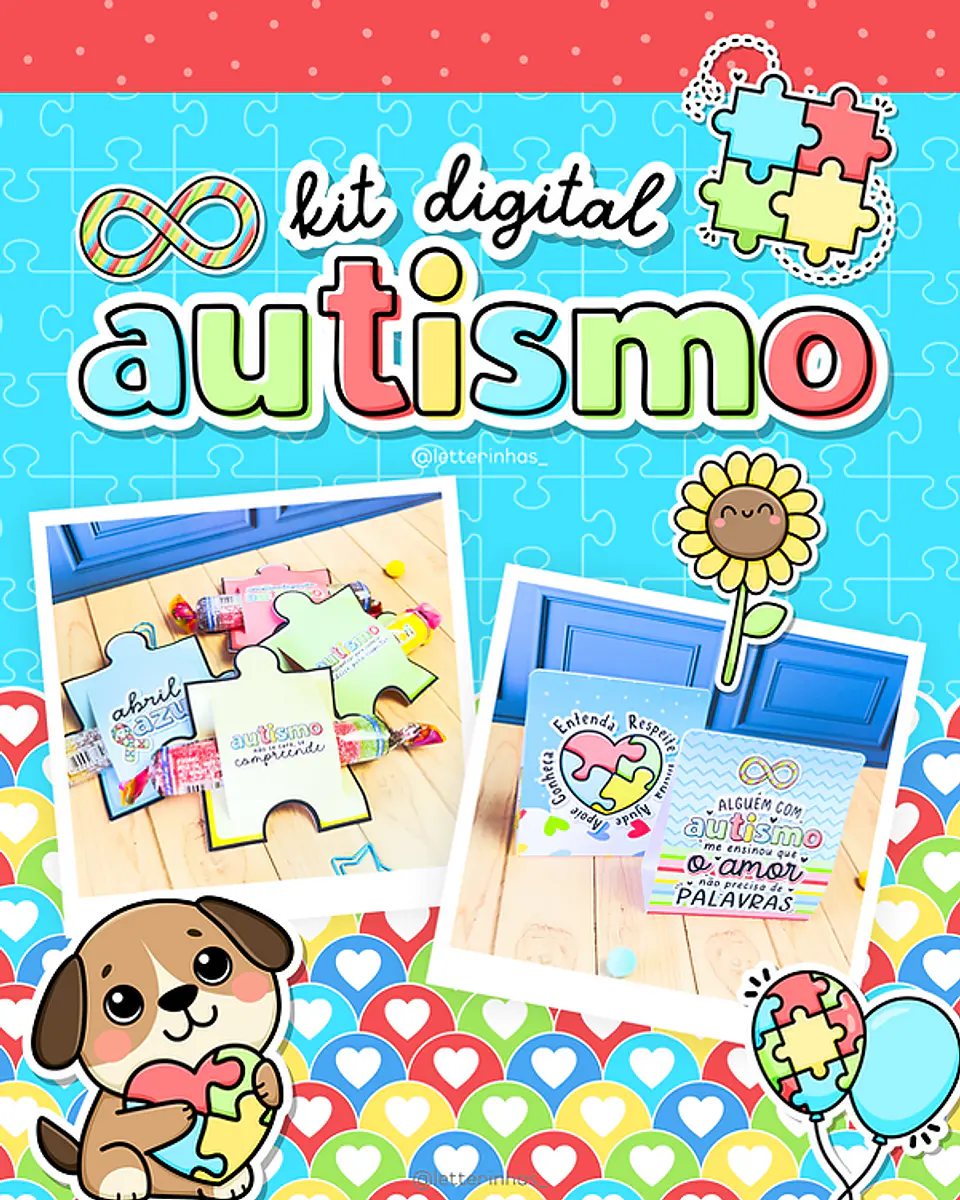 Kit Digital Completo Autismo - Letterinhas 1