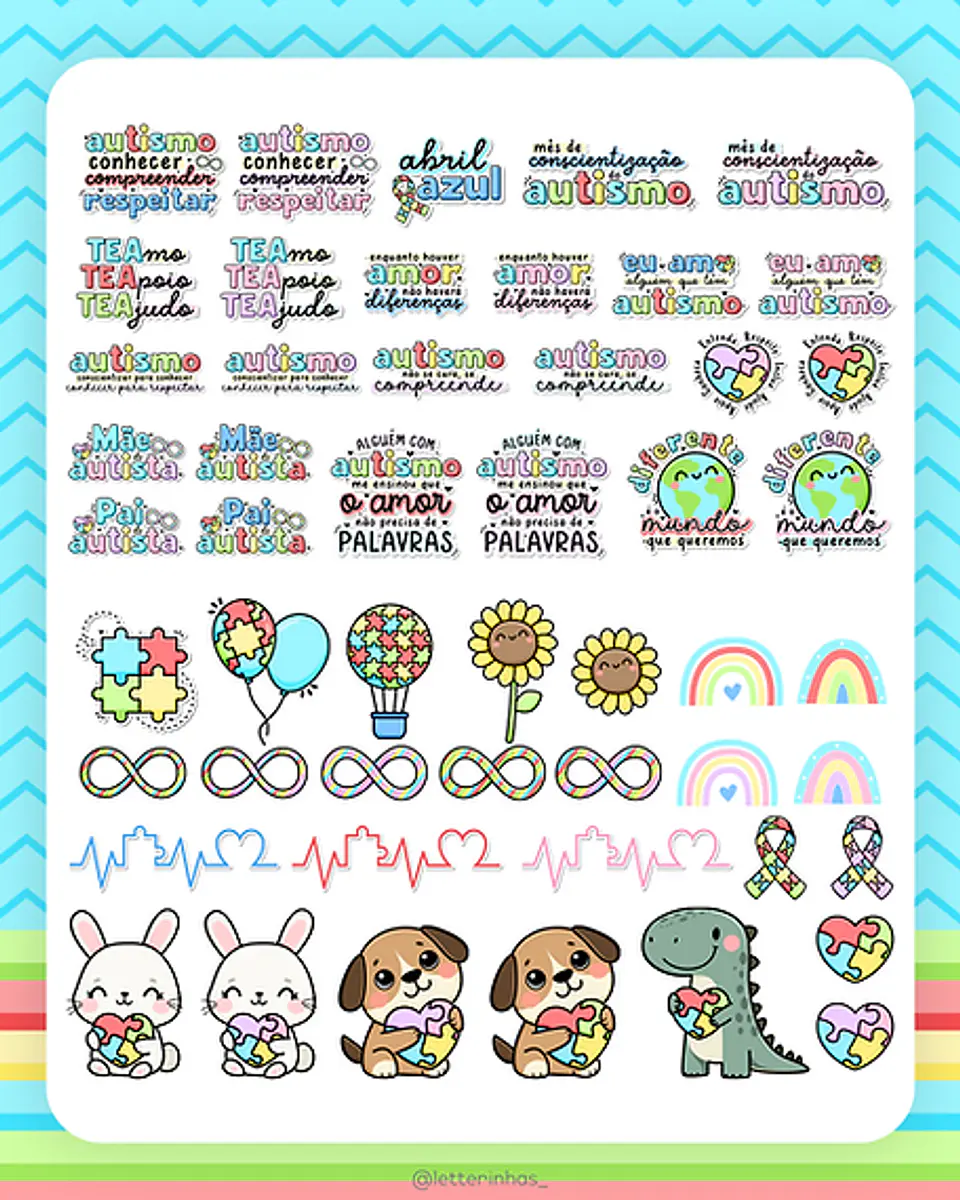 Kit Digital Completo Autismo - Letterinhas 3