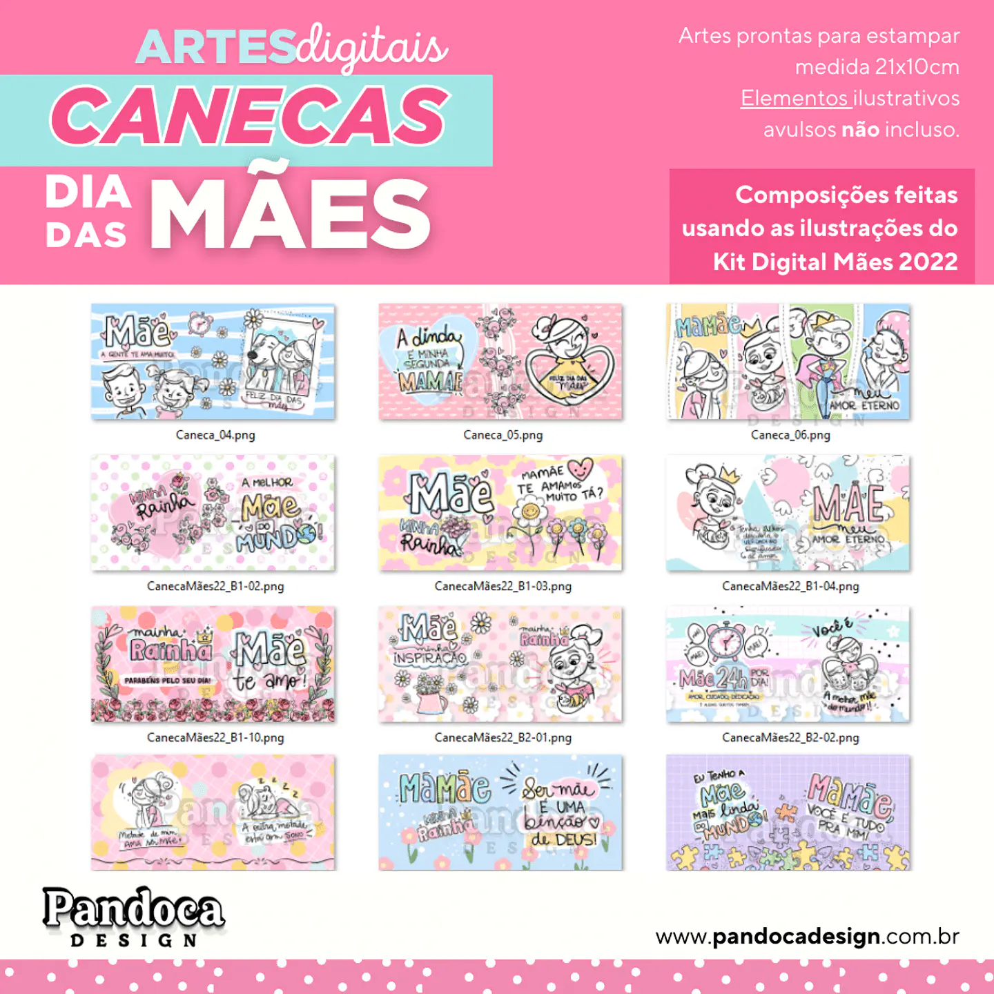 Arquivo Canecas Dia das Mães - Pandoca 9