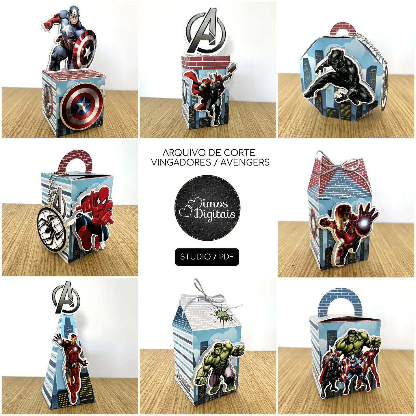 Arquivo de Corte Vingadores Super Herois 3