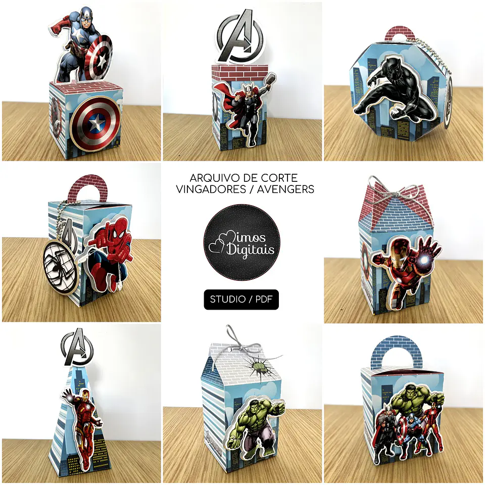 Arquivo de Corte Vingadores Super Herois 3