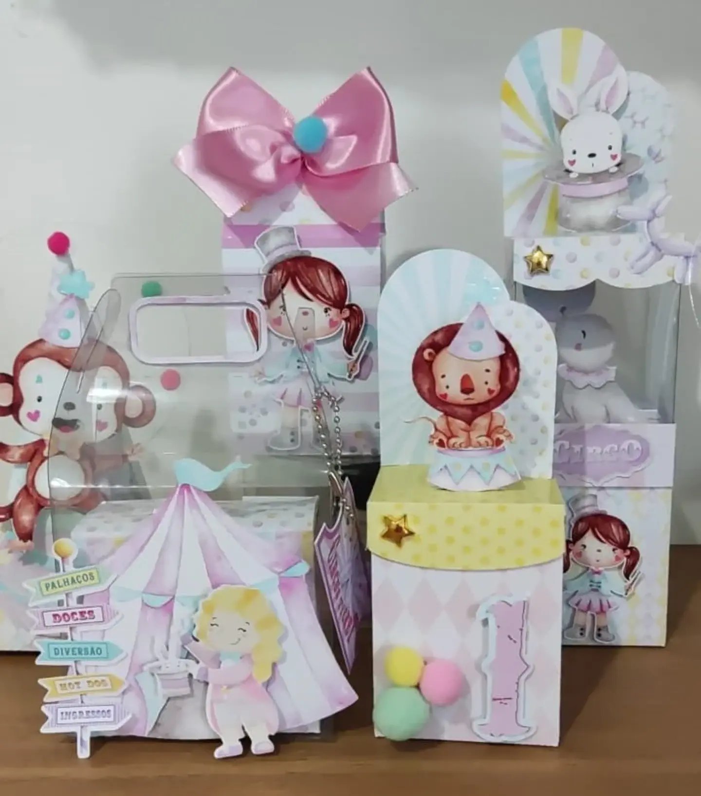 Arquivo de Corte Circo Rosa 1