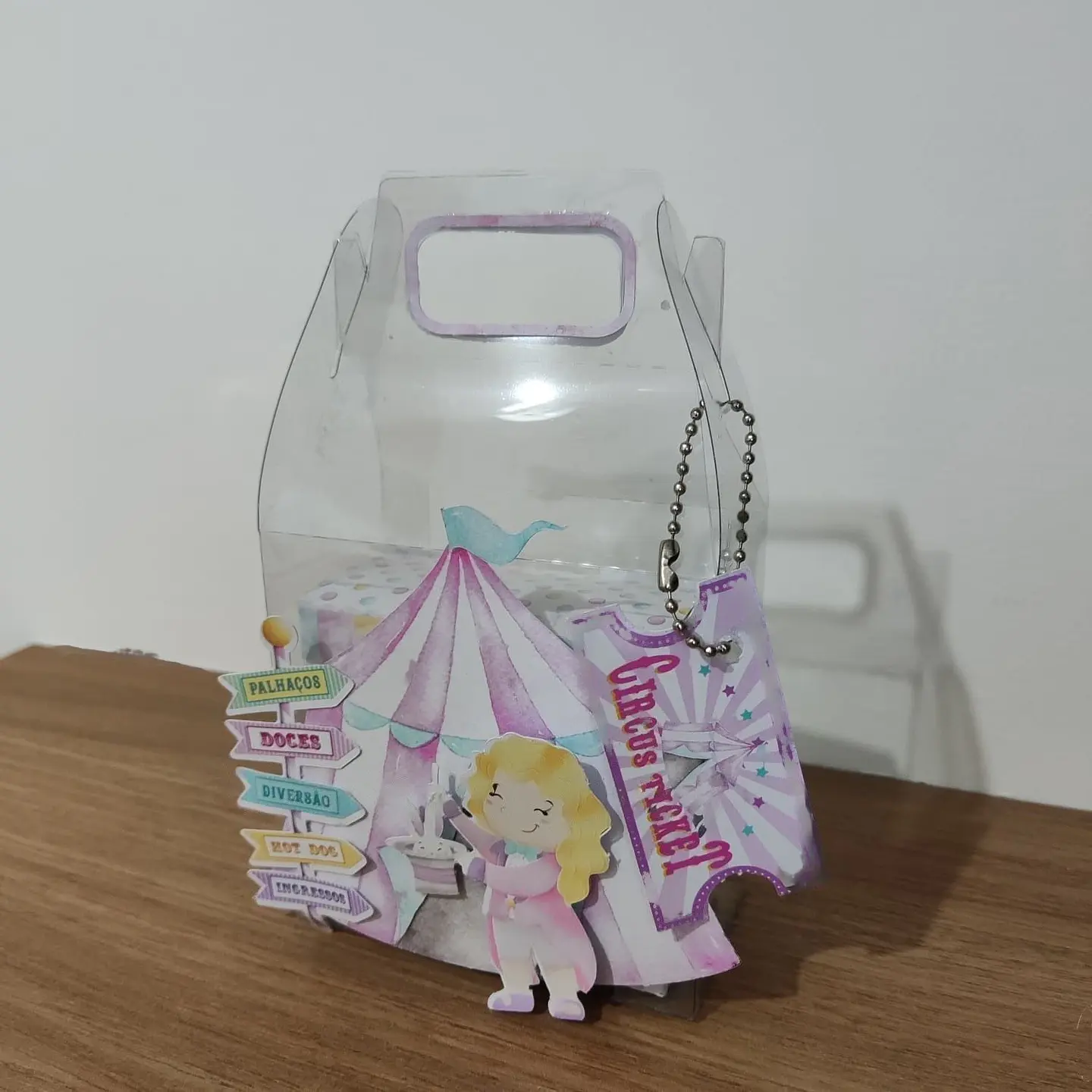 Arquivo de Corte Circo Rosa 6