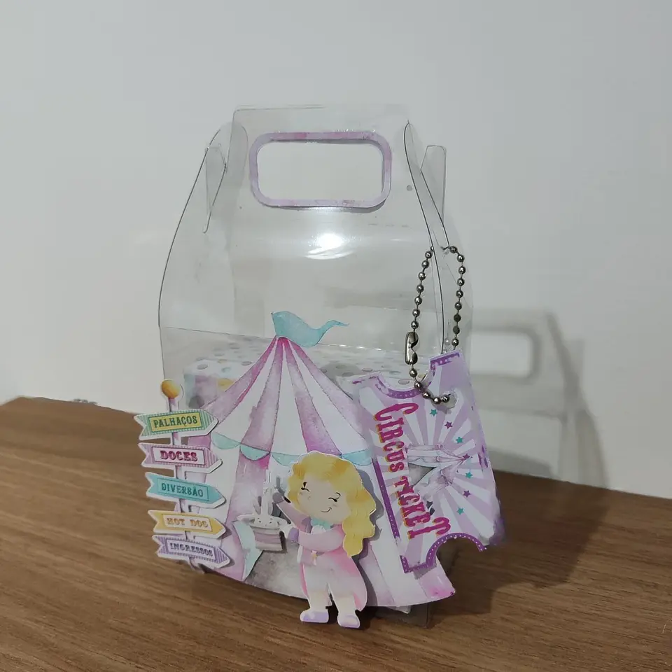 Arquivo de Corte Circo Rosa 6