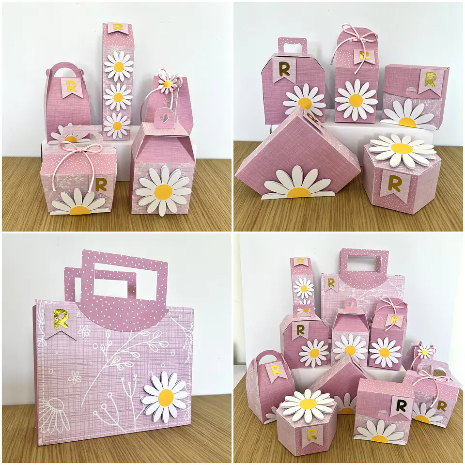 Arquivo de Corte Margaridas Rosa 4