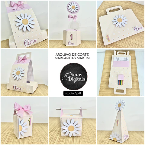 Arquivo de Corte Margaridas Marfim