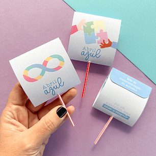 Arquivo Capa Para Pirulito Abril Azul Autismo - Tudo para Papeleira